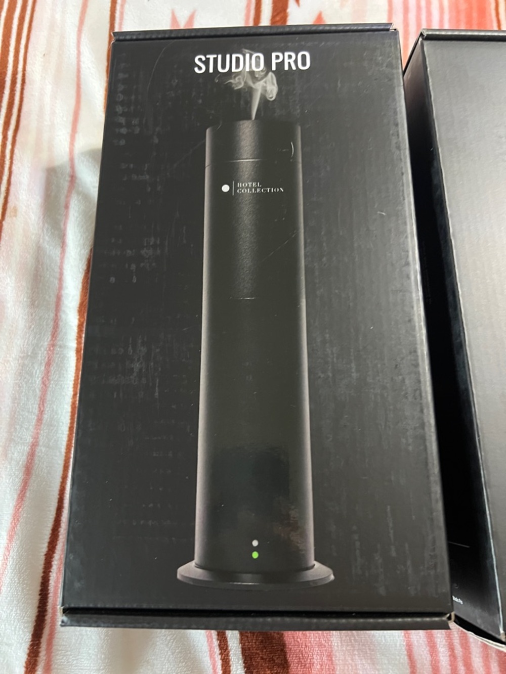 Hotel Collection Black Aroma Diffuser Box with Branding